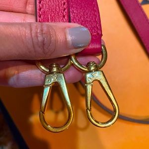 Louis Vuitton authentic red purse strap